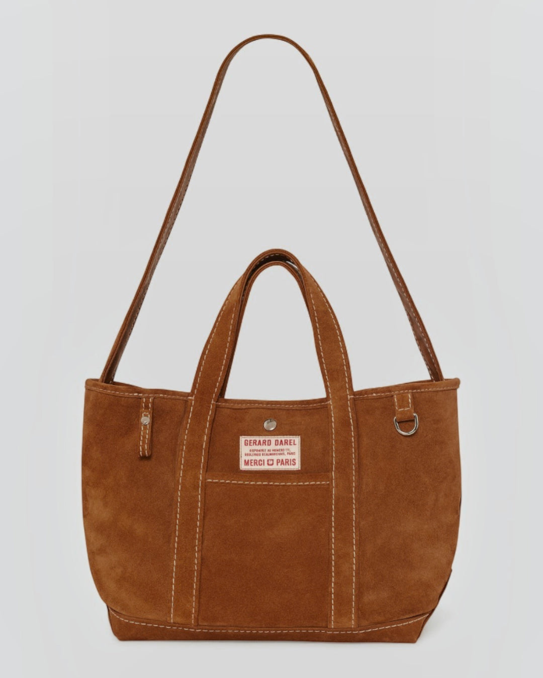 Merci x Gerard Darel - Candide Medium Merci Daim - Marron
