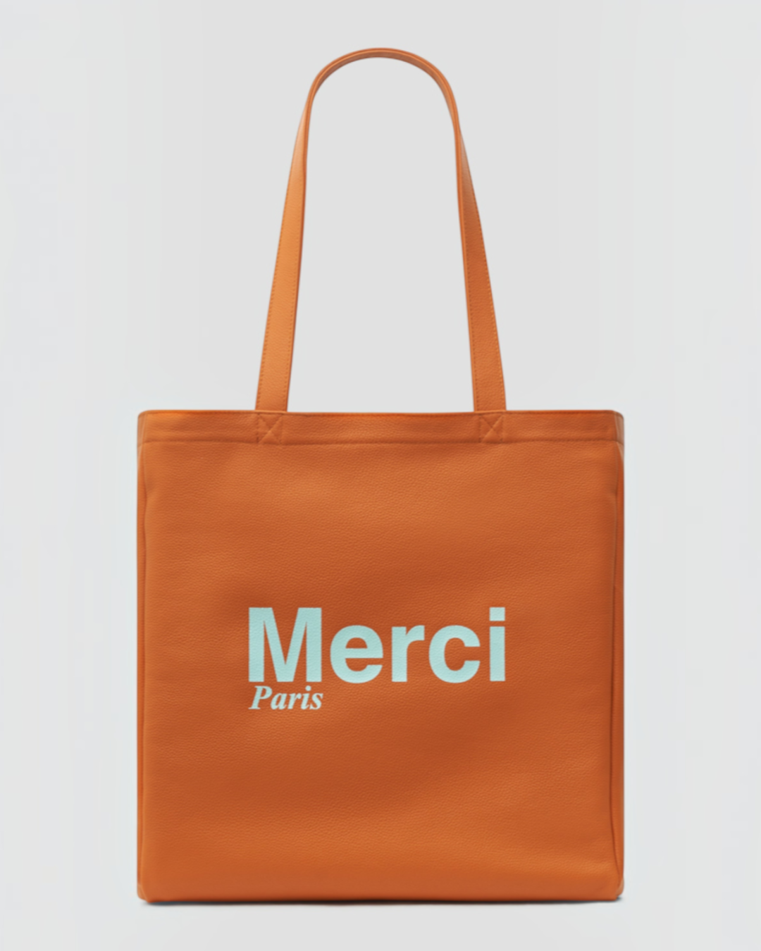 Merci x Gerard Darel - Totebag En Cuir - Orange