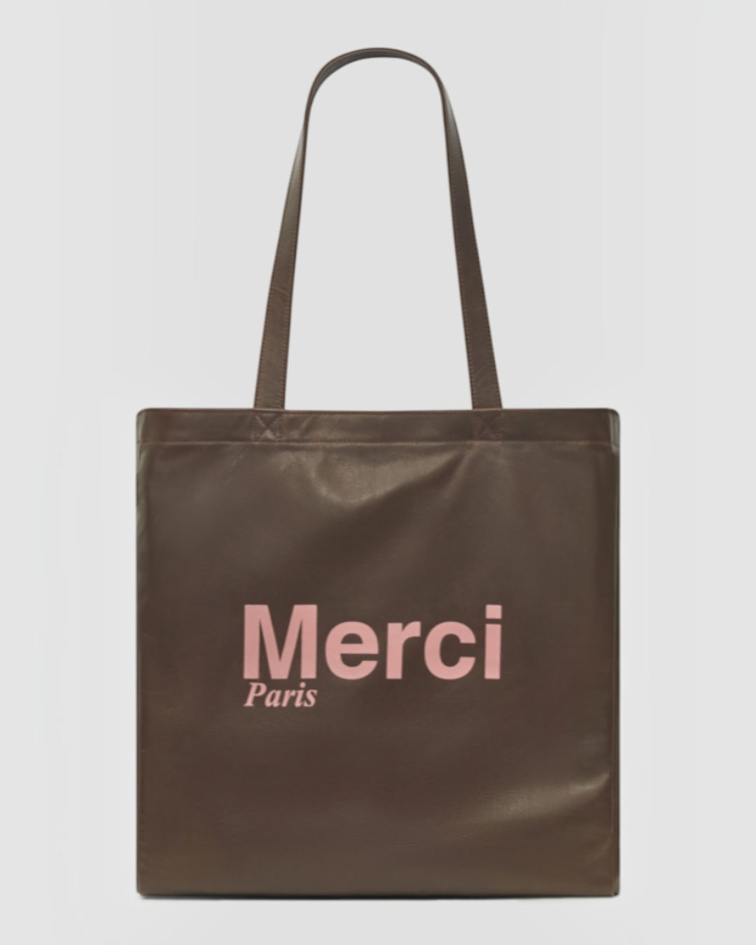 Merci x Gerard Darel - Totebag En Cuir - Marron