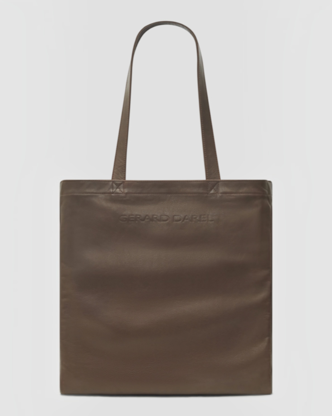 Merci x Gerard Darel - Totebag En Cuir - Marron