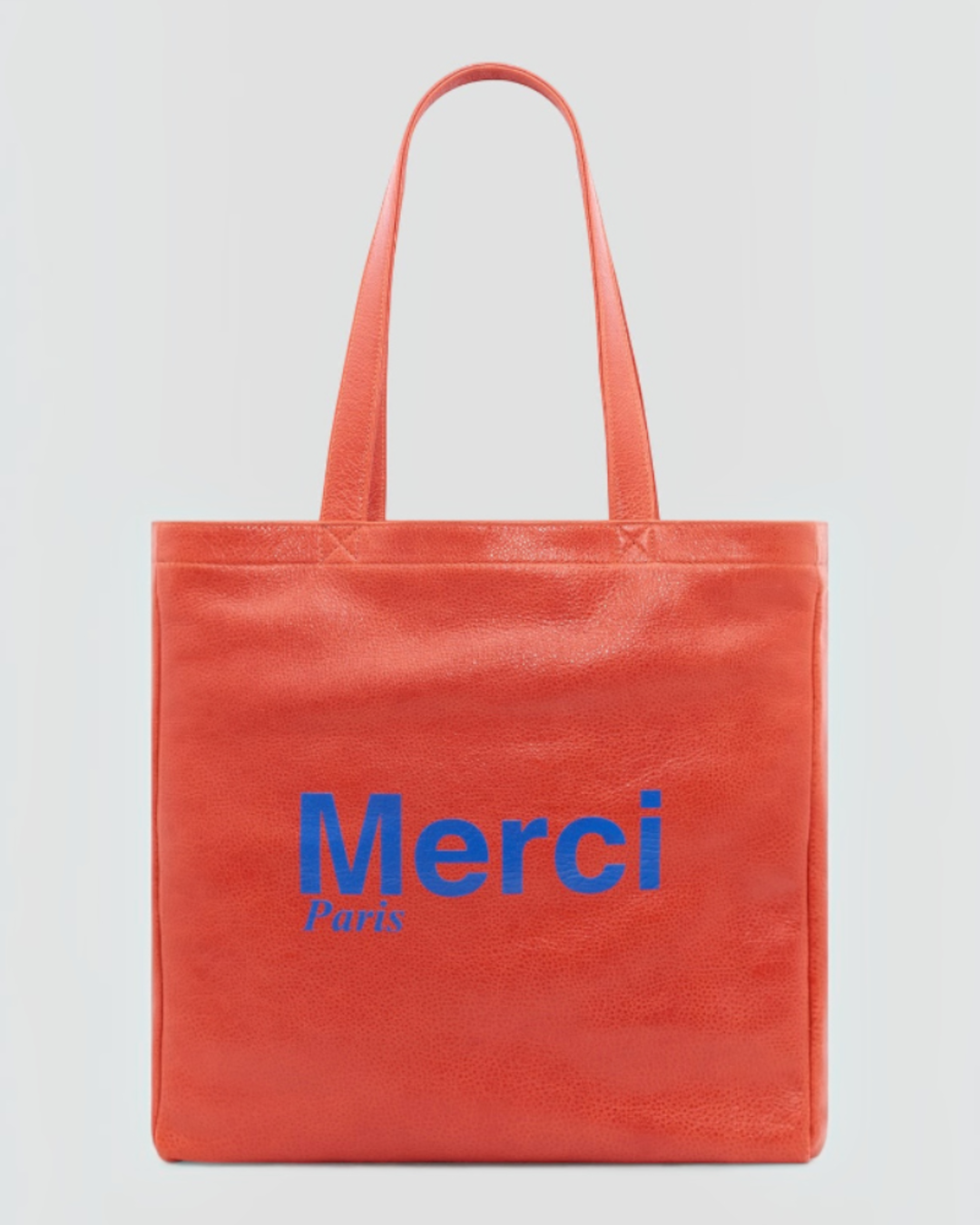 Merci x Gerard Darel - Totebag En Cuir - Rouge
