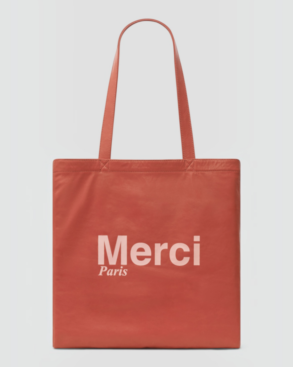 Merci x Gerard Darel - Totebag En Cuir Geranium
