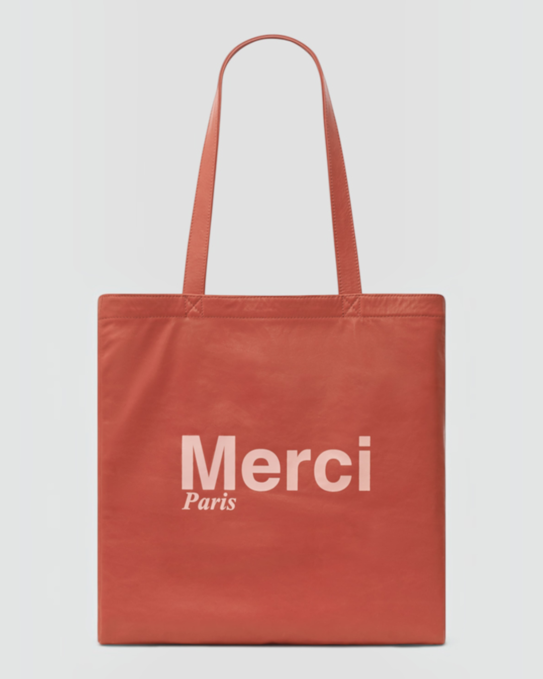 Merci x Gerard Darel - Totebag En Cuir Geranium