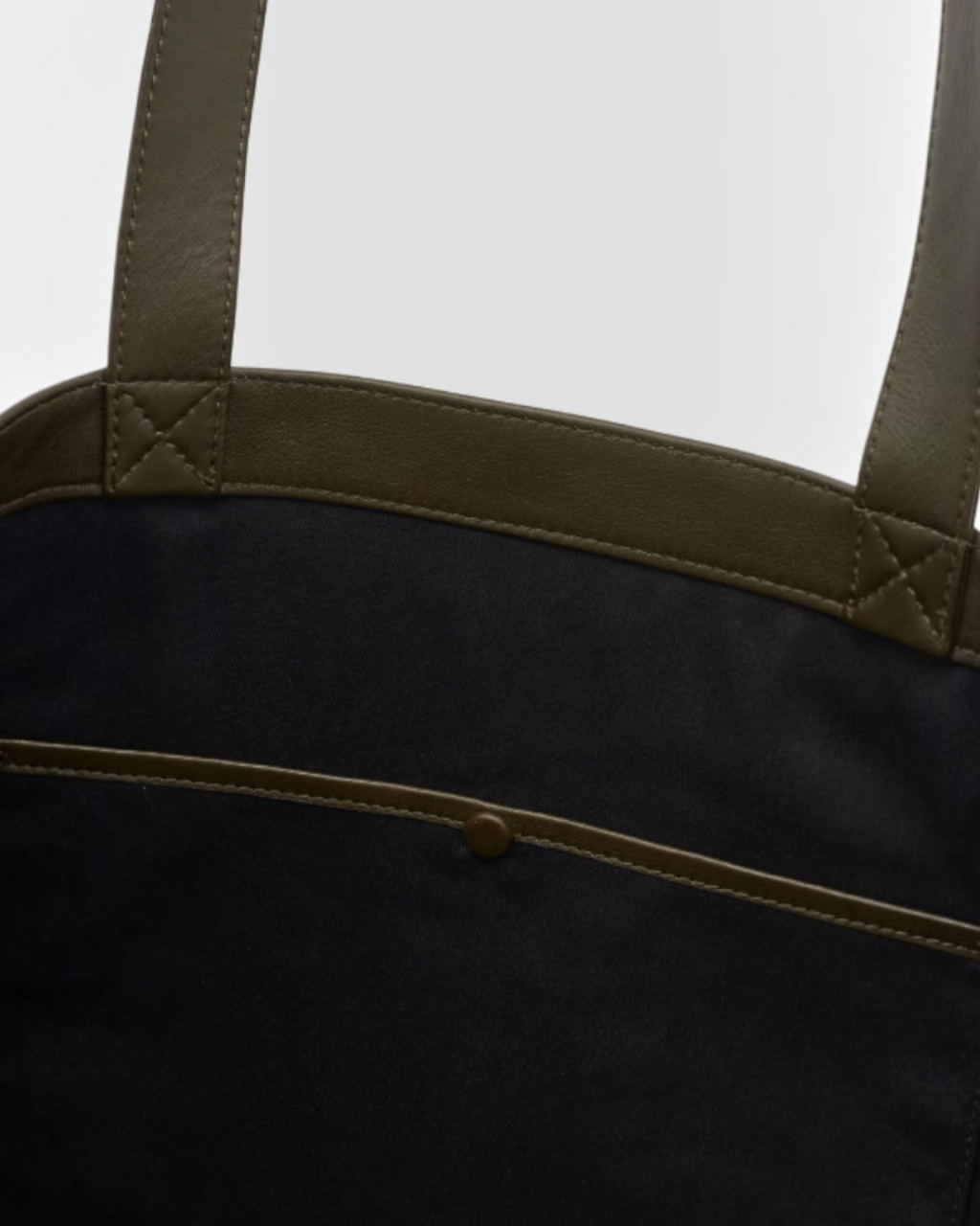 Merci x Gerard Darel - Totebag En Cuir - Kaki
