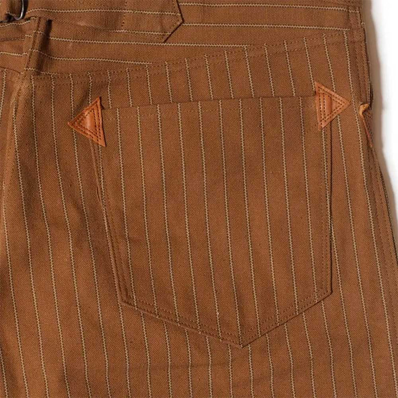 Warehouse & Co - Pantalon 1228 - Marron Rayures Canard