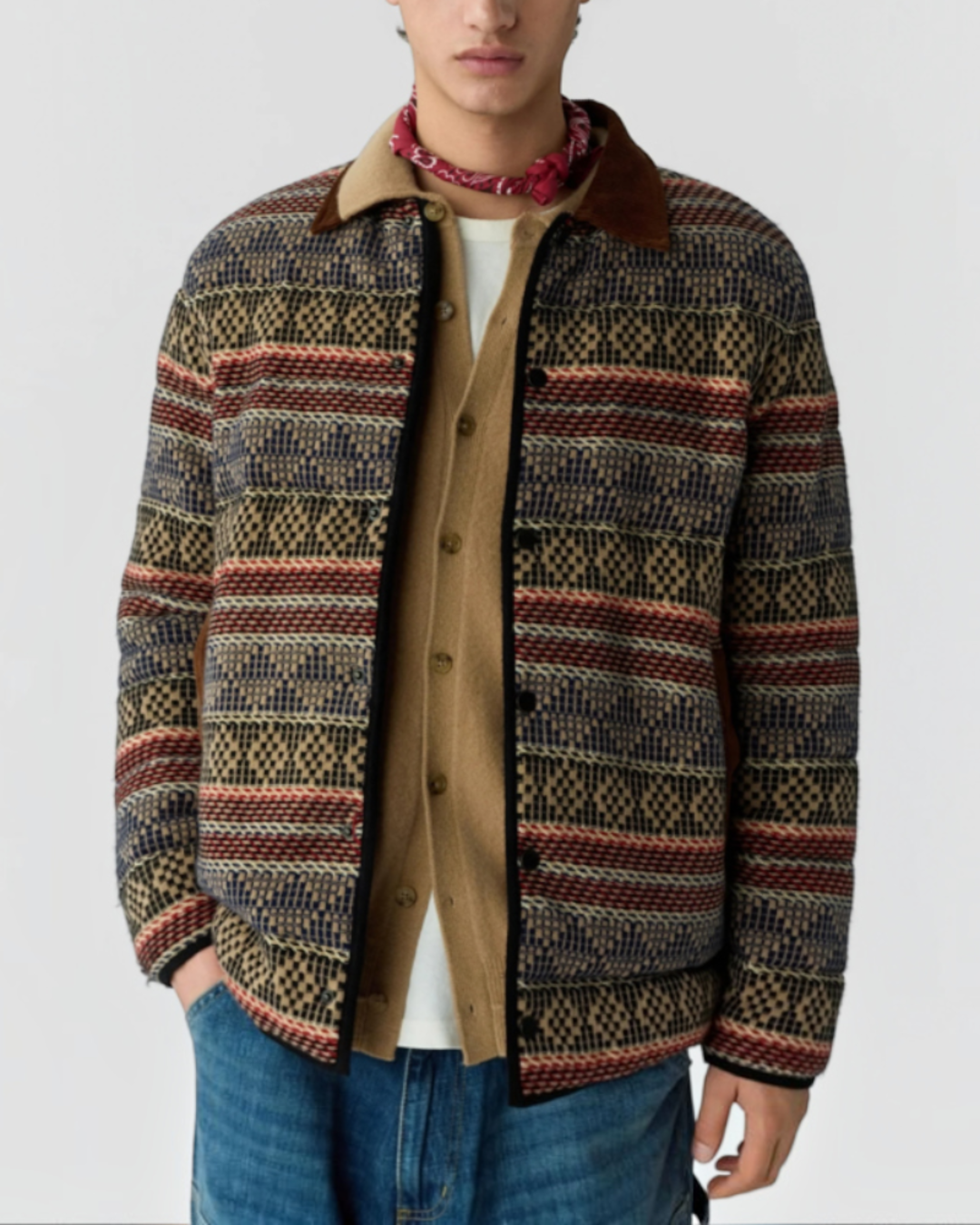 Guest In Residence - Western Industry Jacket - Carmin Combo