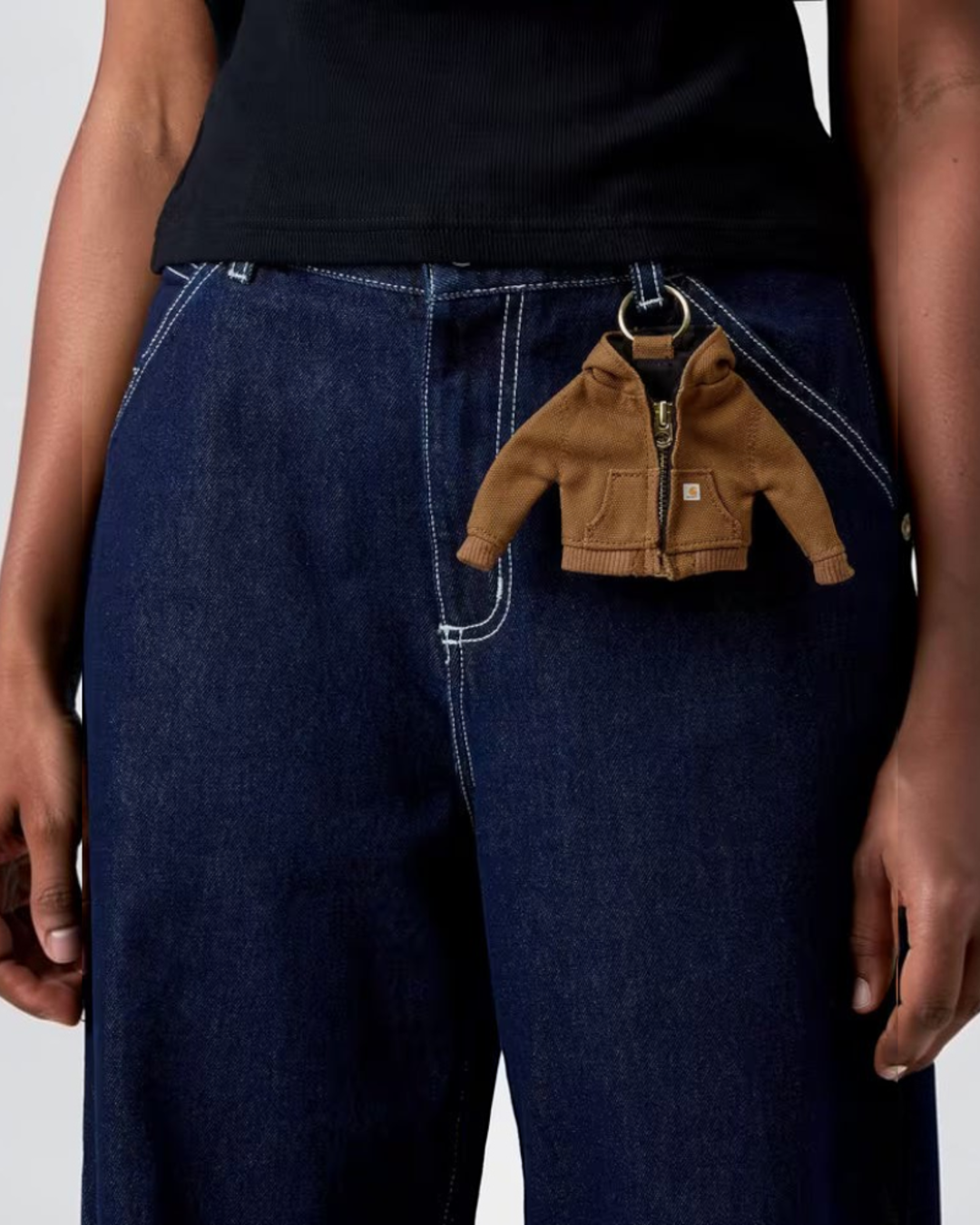 Carhartt Wip - Mini Active Jacket Keyring - Hamilton Brown