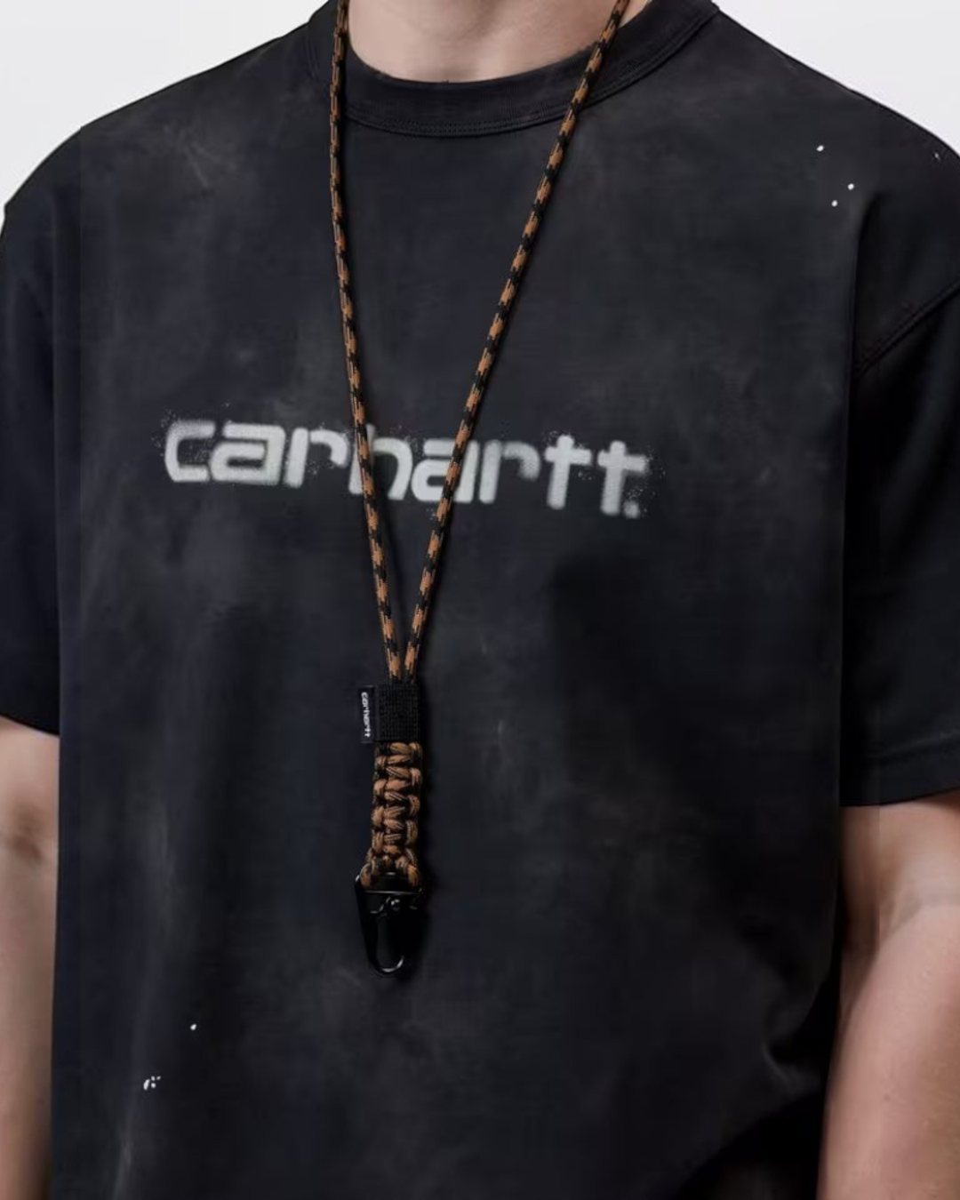 Carhartt Wip - Rope Keychain - Hamilton Brown & Black
