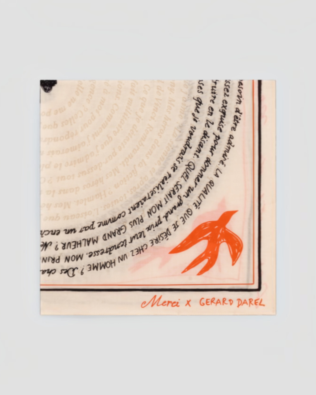 Merci x Gerard Darel - Scarf - Ecru