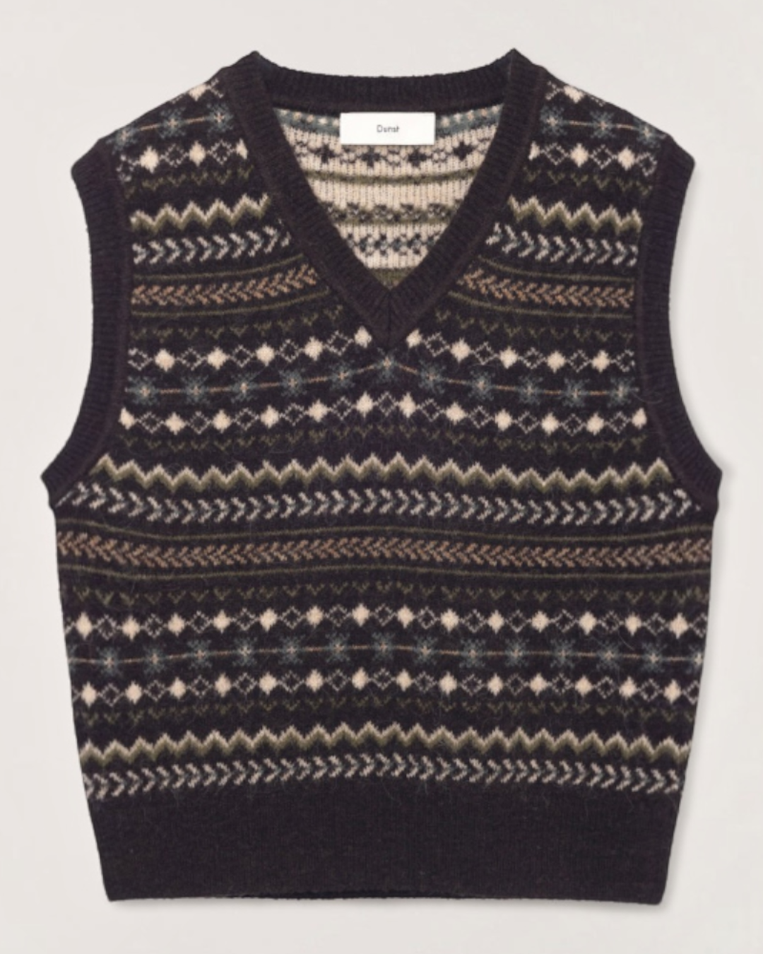 Dunst - V-Neck Vest - Brown