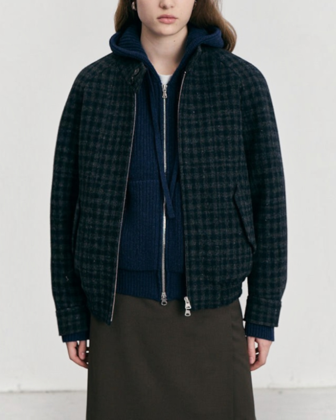 Dunst - Harrington Jacket - Navy Check