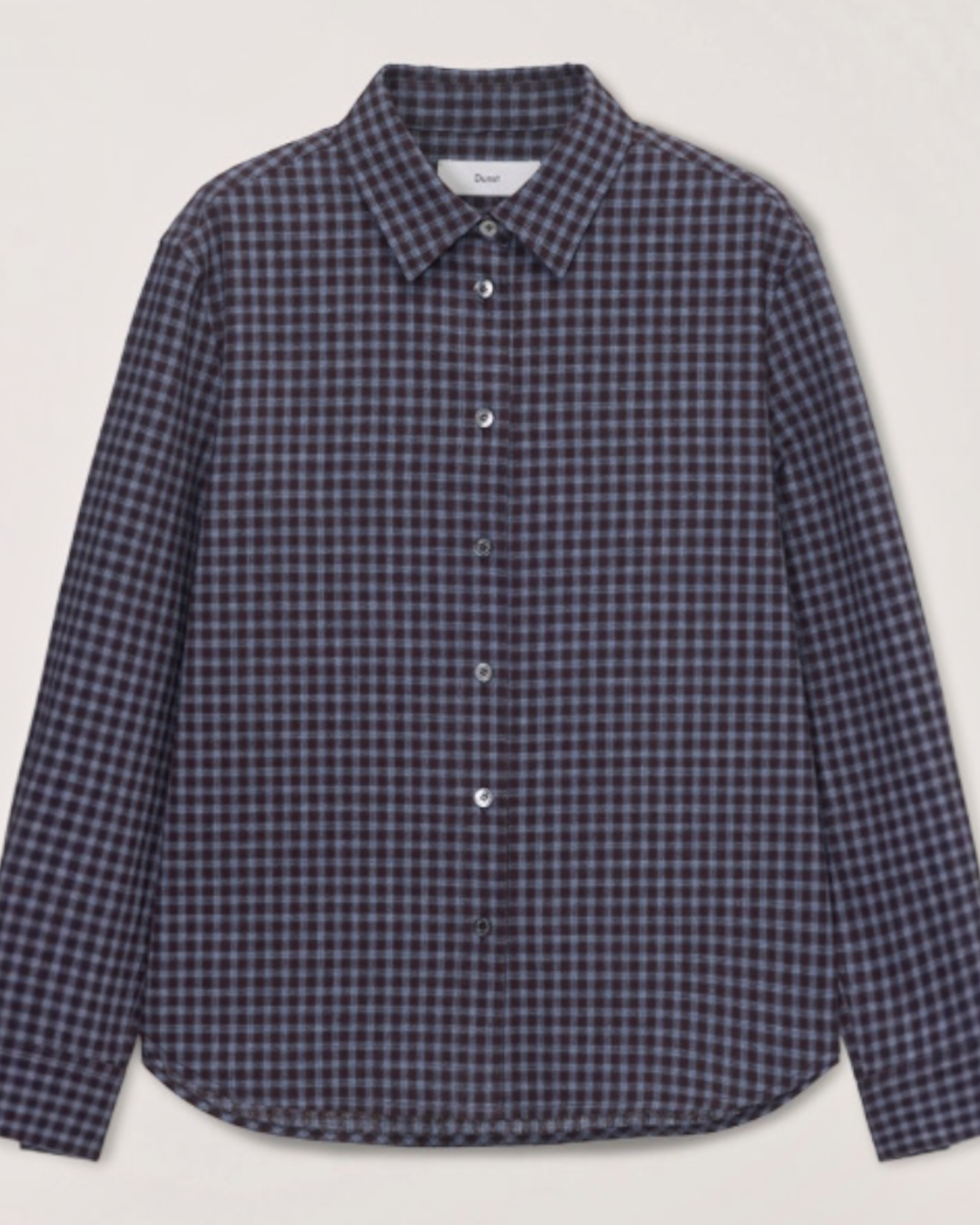 Dunst - Slim Essential Shirt - Brown Checks