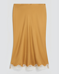 Merci x Gerard Darel - Lingerie Skirt - Yellow