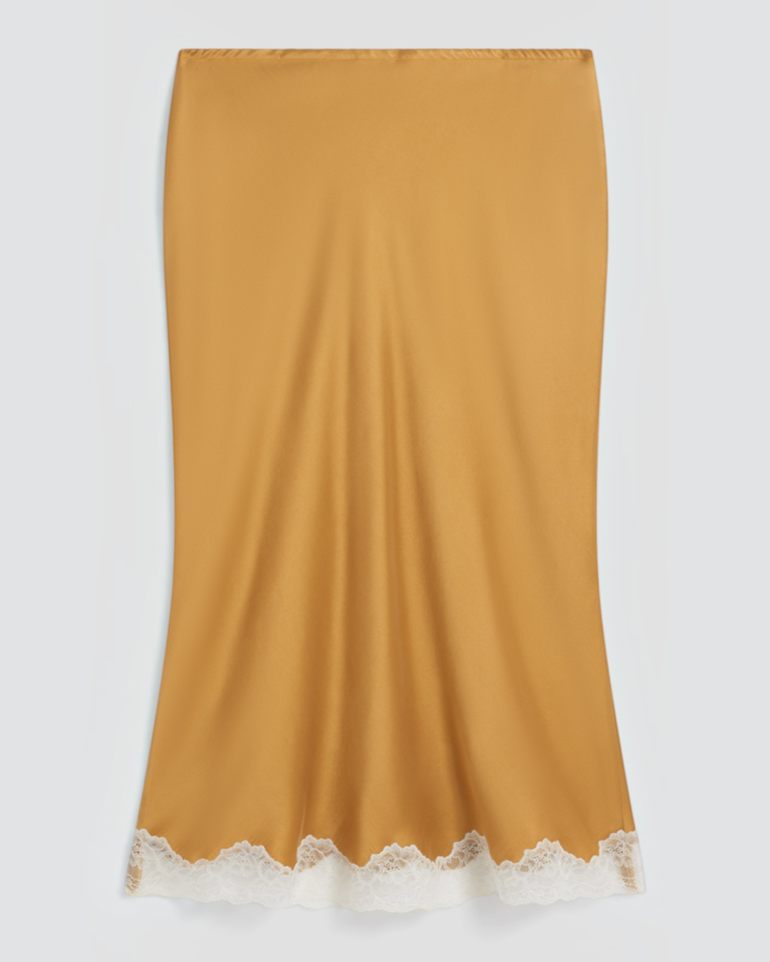 Merci x Gerard Darel - Lingerie Skirt - Yellow