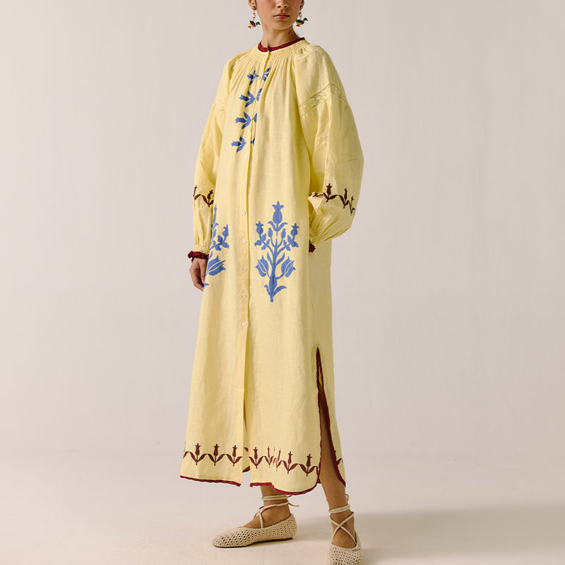 Cord - Robe Chole - Jaune