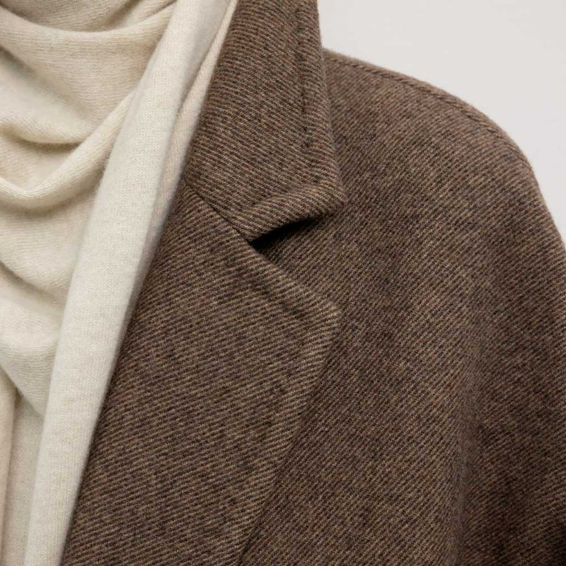Le 17 septembre - Manteau Double Brested Belted - Marron