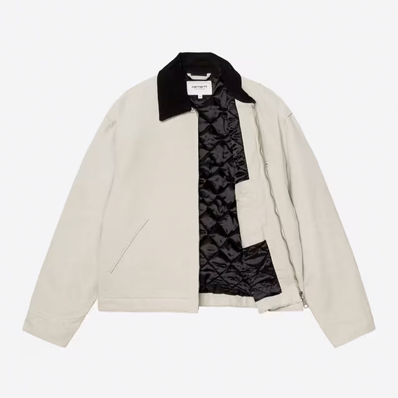 Carhartt WIP - Veste OG Detroit - Fleur De Sel / Black, Stone canvas