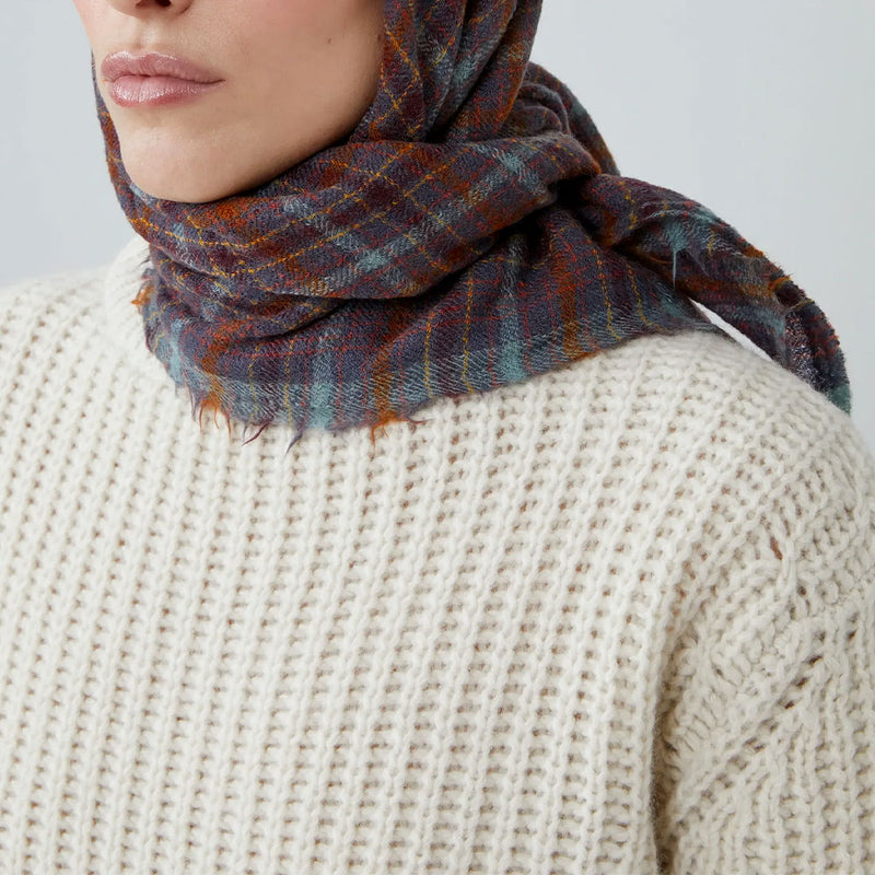 Moismont - Foulard Edimbourg N°800 - Gris Slate