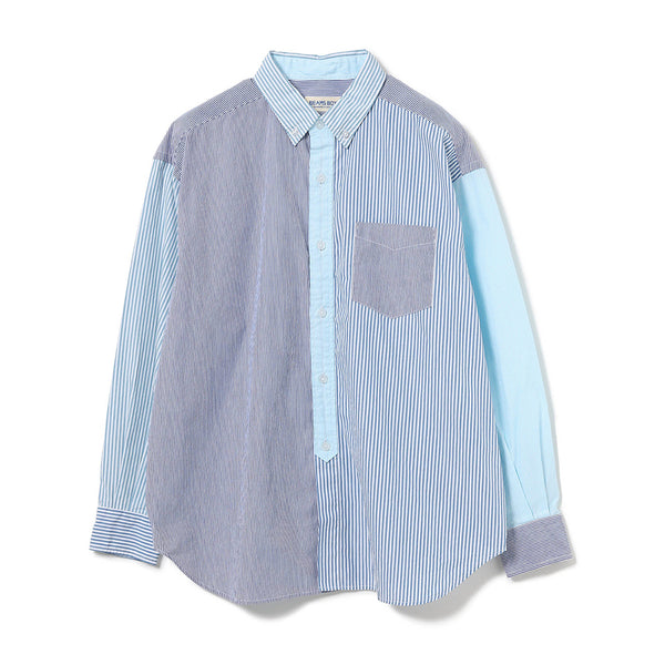 Beams Boy - Chemise Lwn - Bleu