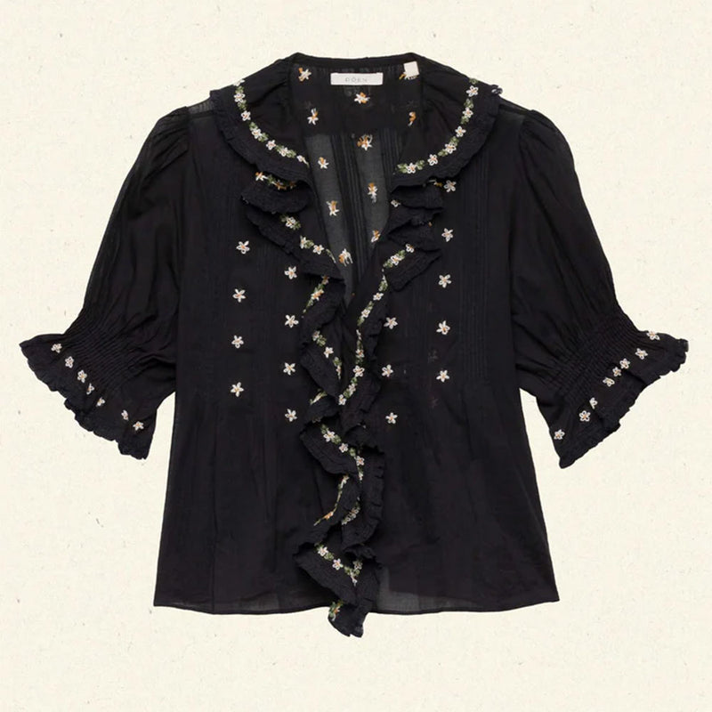 Doen - Blouse Hettie - Noir