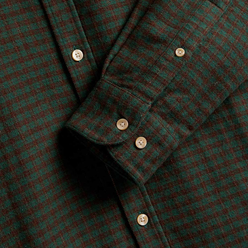 Portuguese Flannel - Chemise Lago - Vert