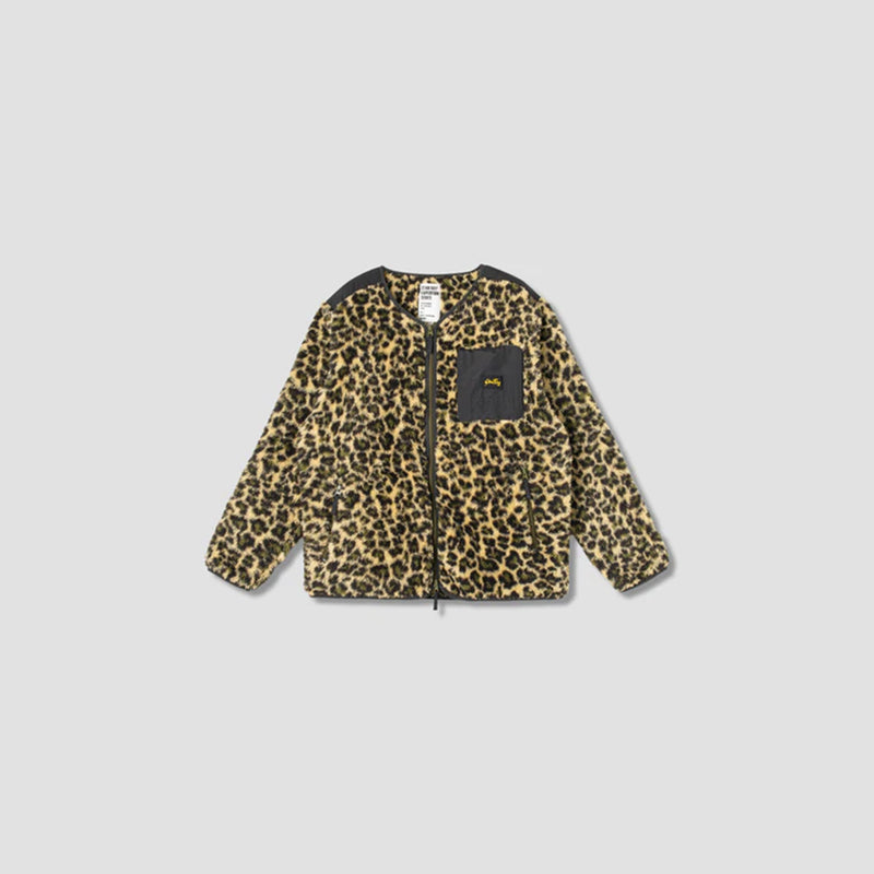 Stan Ray - Veste Fleece Cardigan - Leopard Camo