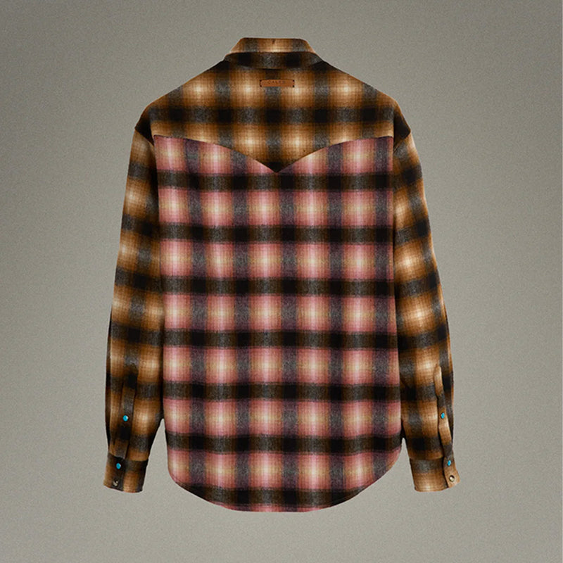 Caleb - Chemise en Flanelle à Carreaux - Marron