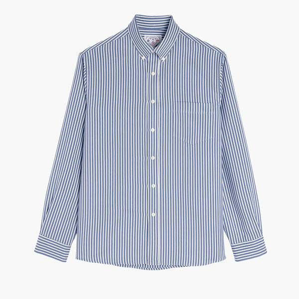 Museum Garments - Chemise Dad - Rayures Bleu