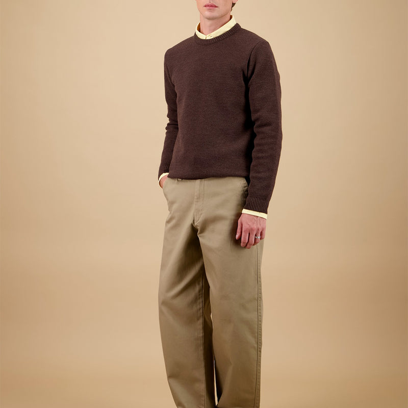 Nitto Knitwear - Pull Youri - Marron