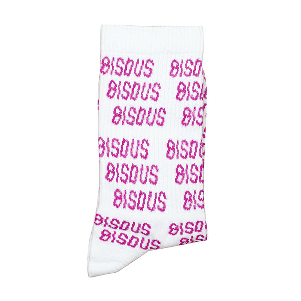 Bisous Skateboard - Chaussettes All Over Bisous - Rose