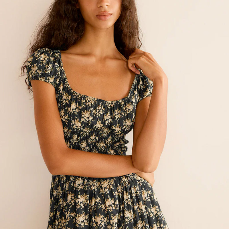 Dôen - Robe Quinley - Noir Rosier