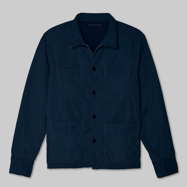 Save Khaki United - Veste Poplin Camp - Marine