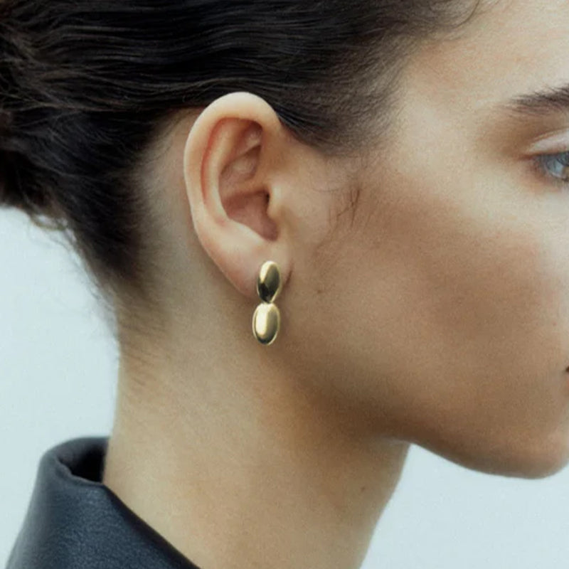 Ragbag - Boucles d'oreilles Oval Emberly - Gold
