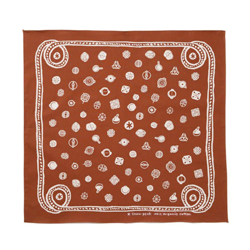 Snow Peak - Bandana Dot - Orange