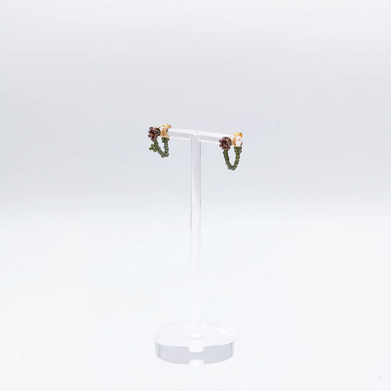 Labro - Boucles d'oreilles Fiori - Artichaut