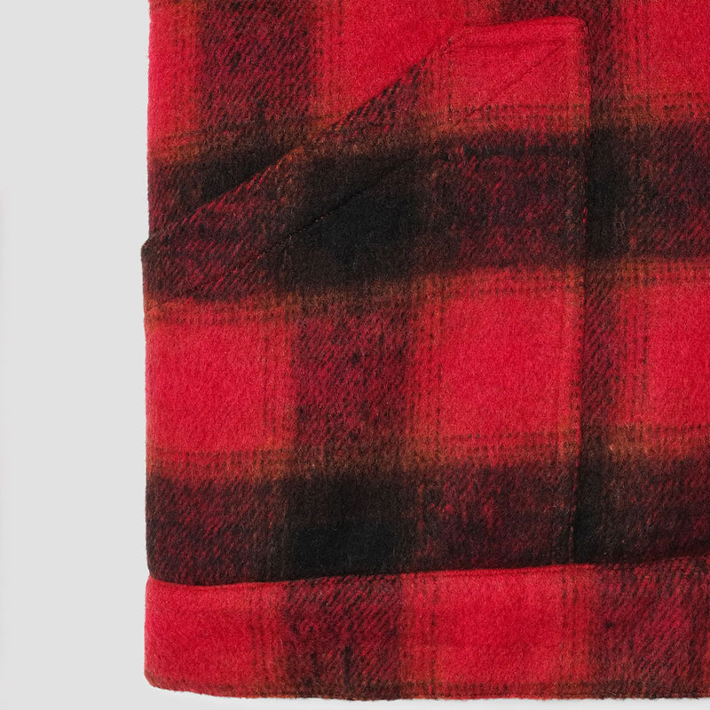 Stan Ray - Manteau Down Plaid - Rouge