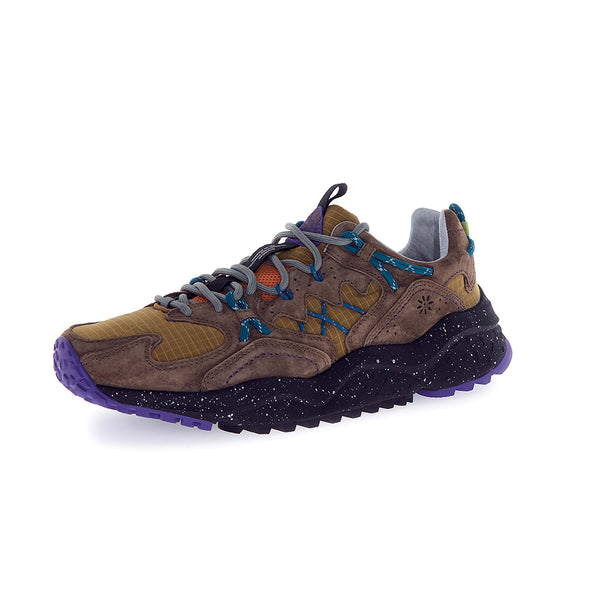 Flower Mountain - Baskets Yamabushi Uni Suede Nylon - Gris foncé