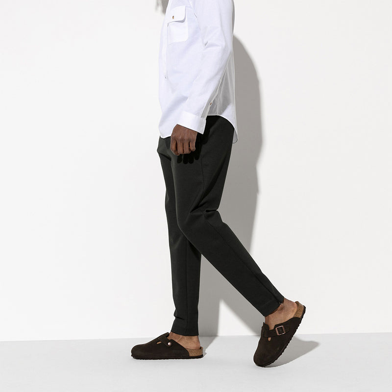 BIRKENSTOCK - Sabots Boston Suede - Lit de pied souple - Mocha