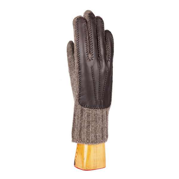 Santacana - Gants laine et cachemire - Marron