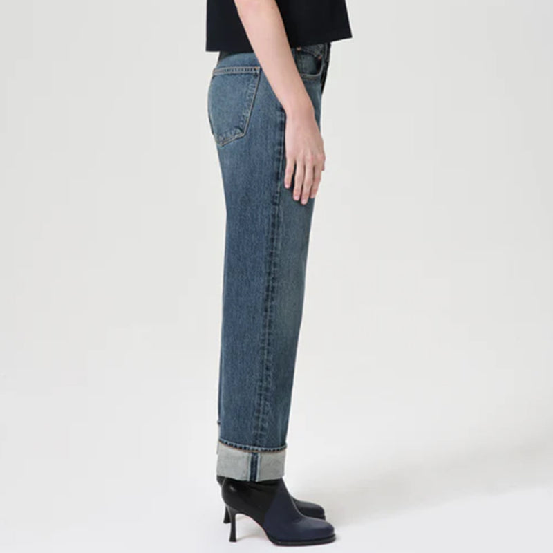 Agolde - Jeans Straight Fran - Bleu