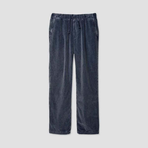 Save Khaki United - Chino en velours - Bleu marine