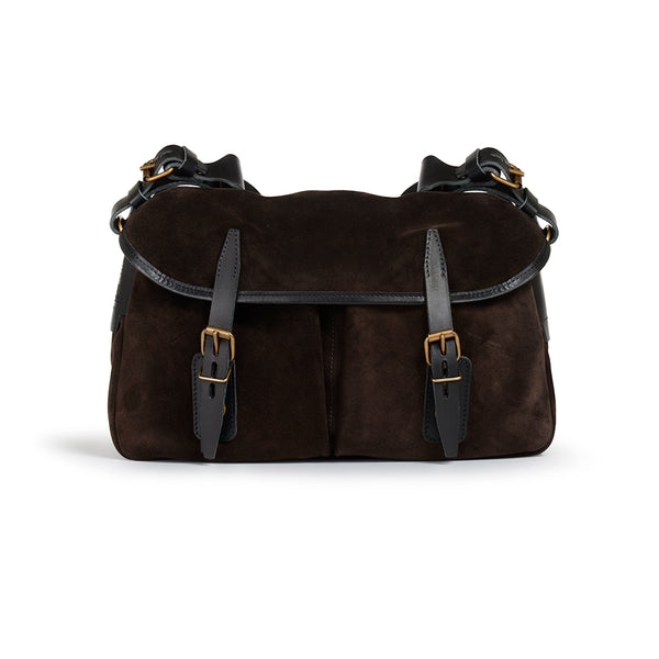 Bleu de Chauffe -  Sac Musette S - Marron Foncé