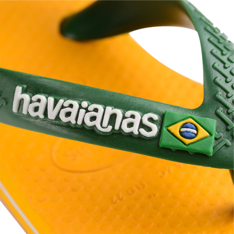 Havaianas - Tongs Baby Brasil Logo II - Jaune