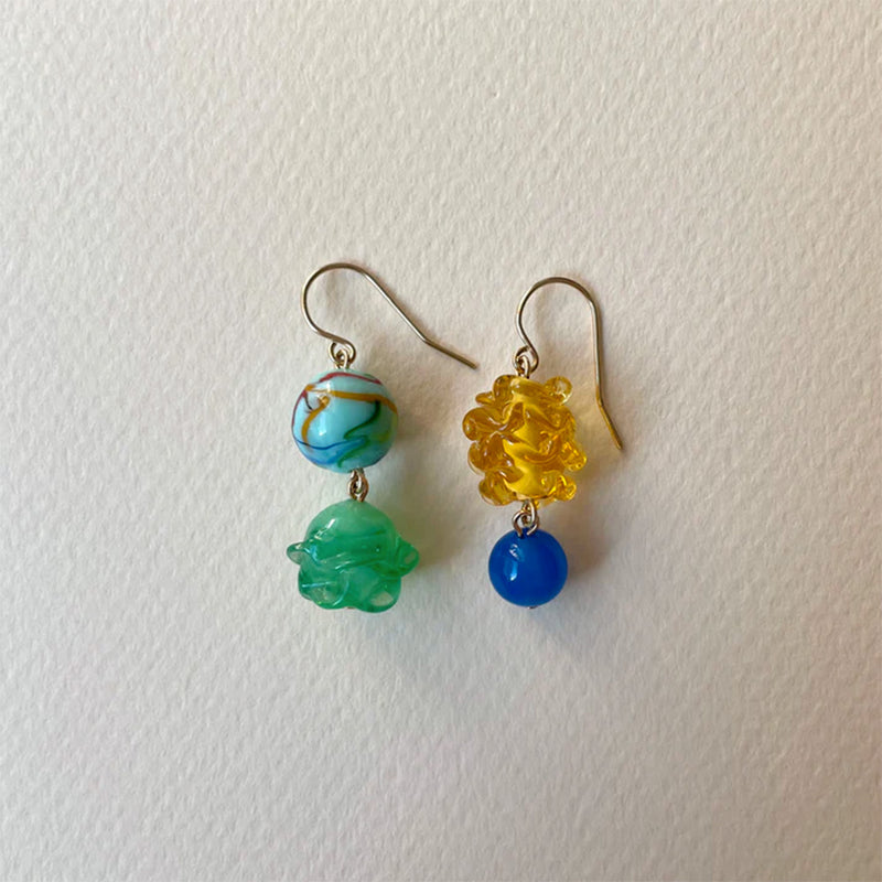 Project Bon - Boucles d'oreilles Souvenir XXXVII - Multicolor