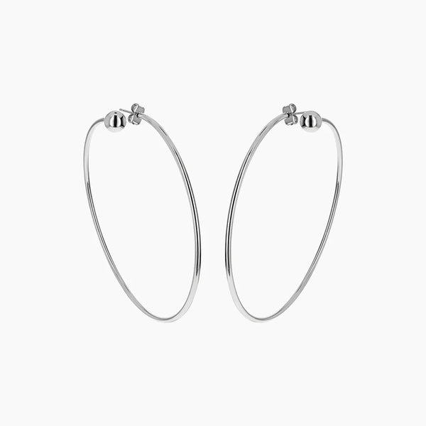 Justine Clenquet - Boucles d'oreilles Marfa - Palladium