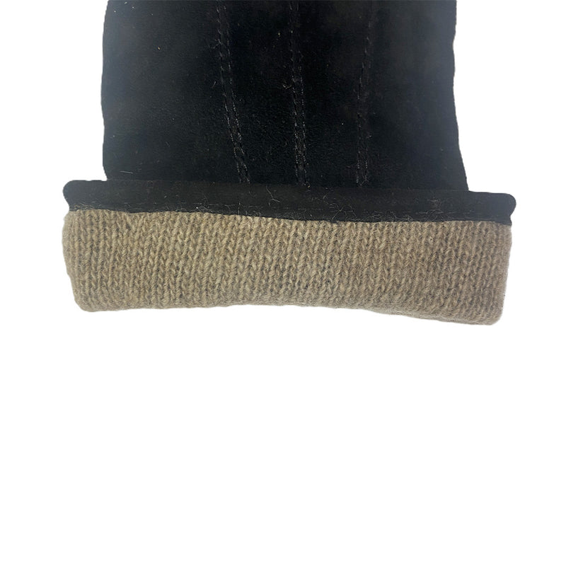 Milona - Gants Agneau Suède - Noir