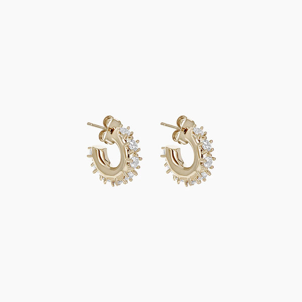 Justine Clenquet - Boucles d'oreilles Ricci - Gold