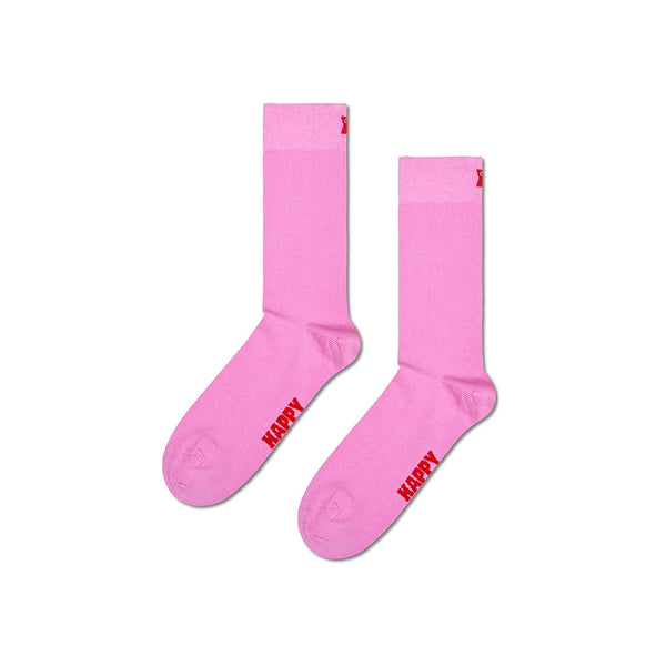 Happy Socks - Chaussettes Hautes Solid - Rose
