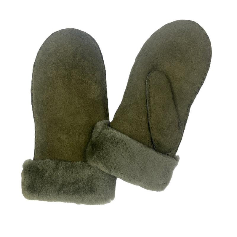 Milona - Moufles Mouton  - Vert Loden