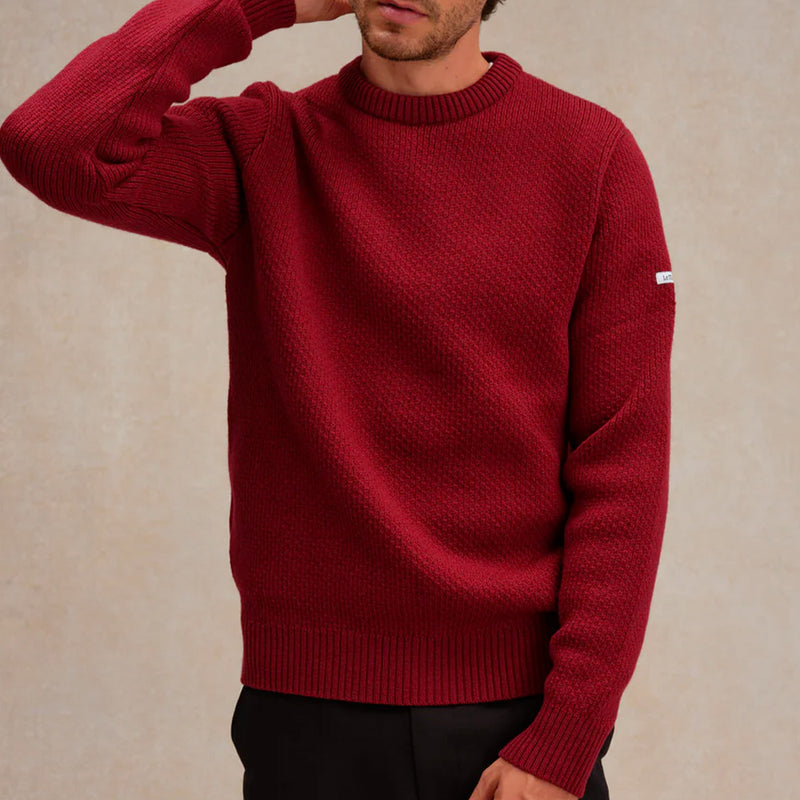 Le Minor - Pull Norvégien - Bordeaux